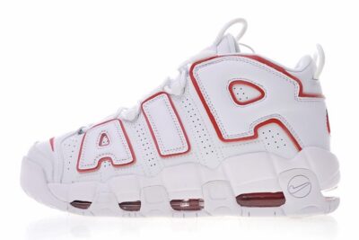 NIKE AIR MORE UPTEMPO WHITE RED