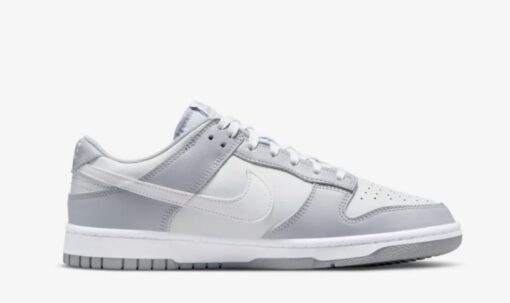 Nike SB Dunk Low Retro Grey and White - Image 2