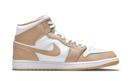 Nike Air Jordan 1 Mid Tan Gum - Image 2
