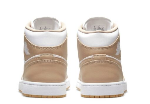 Nike Air Jordan 1 Mid Tan Gum - Image 4