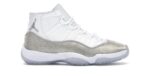 NIKE AIR JORDAN 11 WHITE METALLIC SILVER