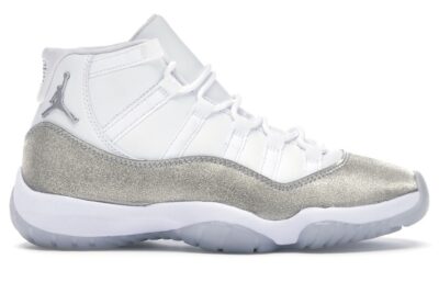 NIKE AIR JORDAN 11 WHITE METALLIC SILVER