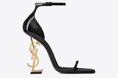 YSL Sandal 1 Black Gold