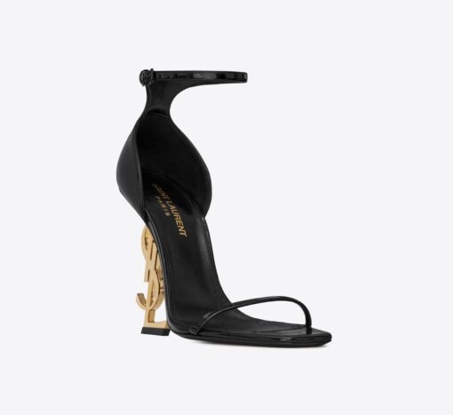 YSL Sandal 1 Black Gold - Image 2