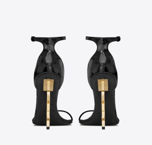 YSL Sandal 1 Black Gold - Image 4