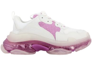 Balenciaga Triple S Clear Sole White Pink