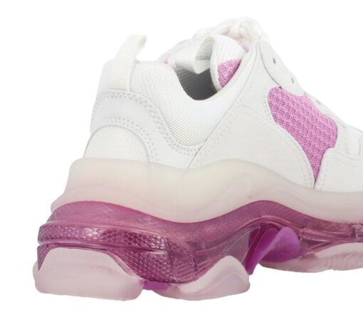 Balenciaga Triple S Clear Sole White Pink - Image 3