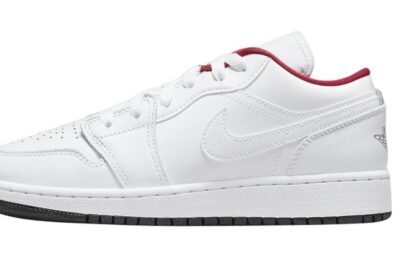 Nike Air Jordan 1 Low GS White Red
