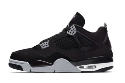 Nike Air Jordan 4 Black Canvas