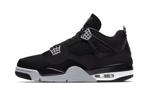Nike Air Jordan 4 Black Canvas