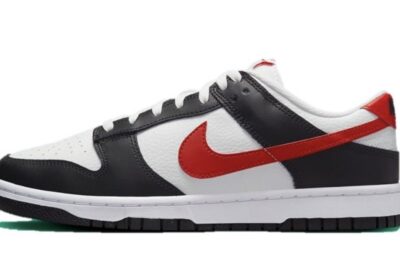 Nike SB Dunk Low White Black Red Panda