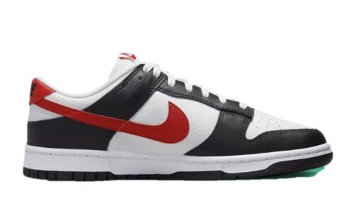 Nike SB Dunk Low White Black Red Panda - Image 2