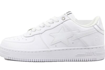 Bape STA Low White