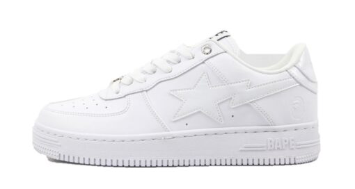 Bape STA Low White