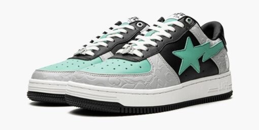 Bape STA Low Grey Black - Image 2