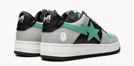Bape STA Low Grey Black - Image 3