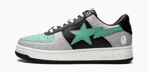 Bape STA Low Grey Black