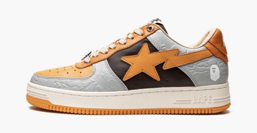 Bape STA Low Grey Orange