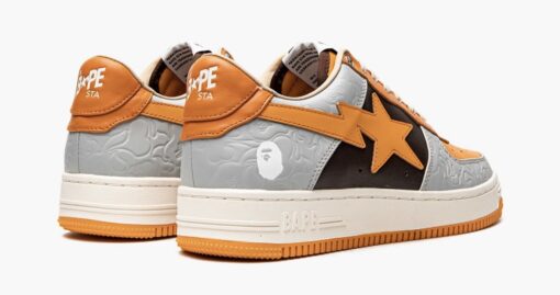 Bape STA Low Grey Orange - Image 3
