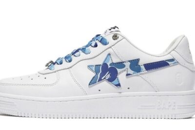 Bape STA Low White Blue