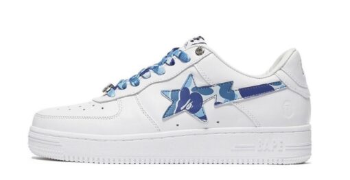 Bape STA Low White Blue
