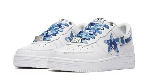 Bape STA Low White Blue - Image 3