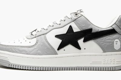 Bape STA Low White Grey