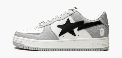 Bape STA Low White Grey