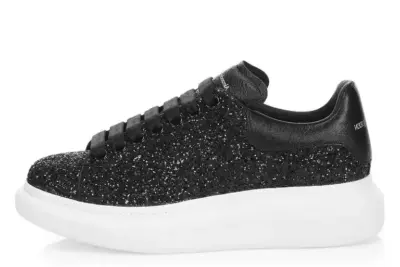 Alexander McQueen Glitter Black