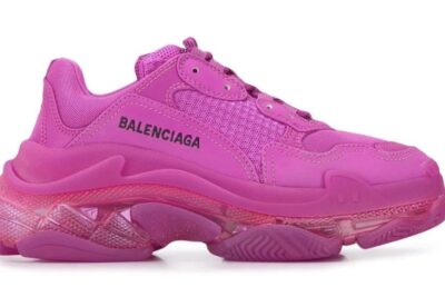 Balenciaga Triple S Clear Sole Fucsia