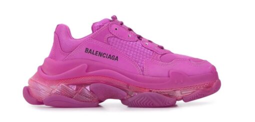 Balenciaga Triple S Clear Sole Fucsia
