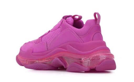 Balenciaga Triple S Clear Sole Fucsia - Image 3
