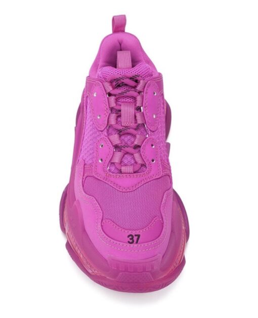Balenciaga Triple S Clear Sole Fucsia - Image 4
