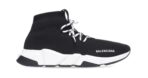 Balenciaga Speed Trainer Lace Up Black White