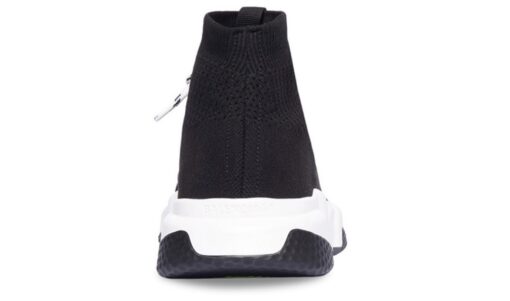 Balenciaga Speed Trainer Lace Up Black White - Image 3