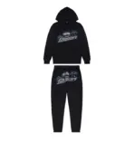 Trapstar Shooters Tracksuits Blue & Black