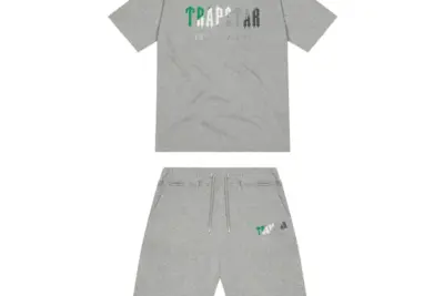 Trapstar Tracksuit Short Grey & Green