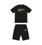 Trapstar Tracksuit Short Black & Green