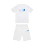 Trapstar Tracksuits Short White & Blue
