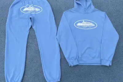 Corteiz Alcatraz Blue Tracksuit