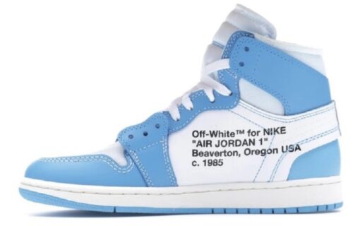Nike Jordan 1 Off White Retro Blue - Image 3