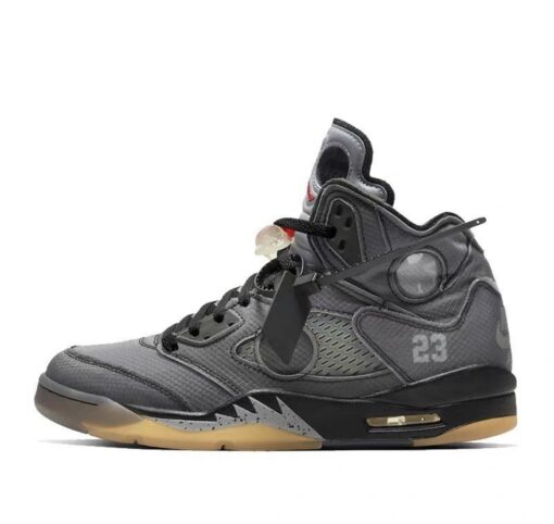 NIKE Air Jordan 5 Retro Off-White Black