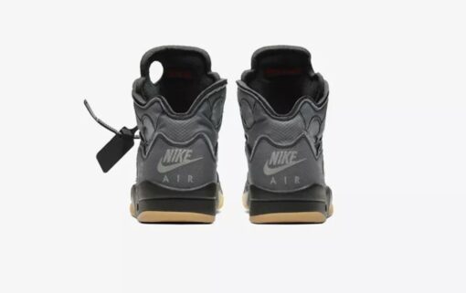 NIKE Air Jordan 5 Retro Off-White Black - Image 2