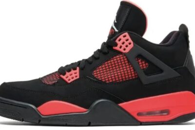 NIKE AIR JORDAN 4 RETRO RED THUNDER