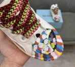 Lanvin Curb Lace-Up Sneakers Painted - Image 5