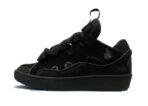 Lanvin Curb Lace-Up Sneakers Black
