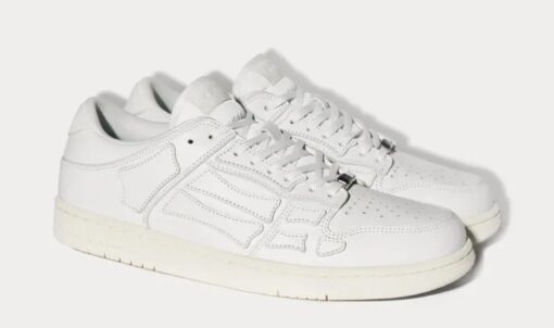 Amiri Skel Top Low White - Image 2