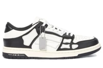 Amiri Skel Top Low Black White