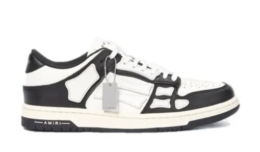 Amiri Skel Top Low Black White