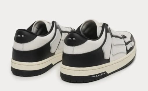 Amiri Skel Top Low Black White - Image 2